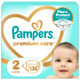 Pampers Premium Care 2 (4-8 kg), pieluchy rozmiar, 136 sztuk USZKODZONE OPAKOWANIE Pampers Premium Care 2 (4-8 kg), pieluchy rozmiar, 136 sztuk USZKODZONE OPAKOWANIE - miniaturka zdjęcia produktu