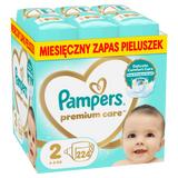 Pampers Premium Care 2 (4-8 kg), pieluchy, 224 sztuki - miniaturka zdjęcia produktu