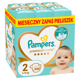 Pampers Premium Care 2 (4-8 kg), pieluchy, 224 sztuki - miniaturka zdjęcia produktu