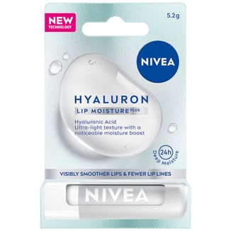 Nivea Hyaluron, transparentny balsam do ust, 5,2 g - zdjęcie produktu