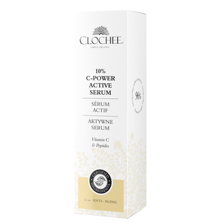 Clochee Anti-Aging 10% C-Power, aktywne serum do twarzy, z witaminą C, 30 ml - zdjęcie produktu