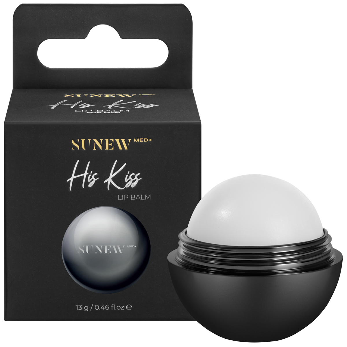 Nieznana SunewMed+ His Kiss, nawilżający balsam do ust, 13 g