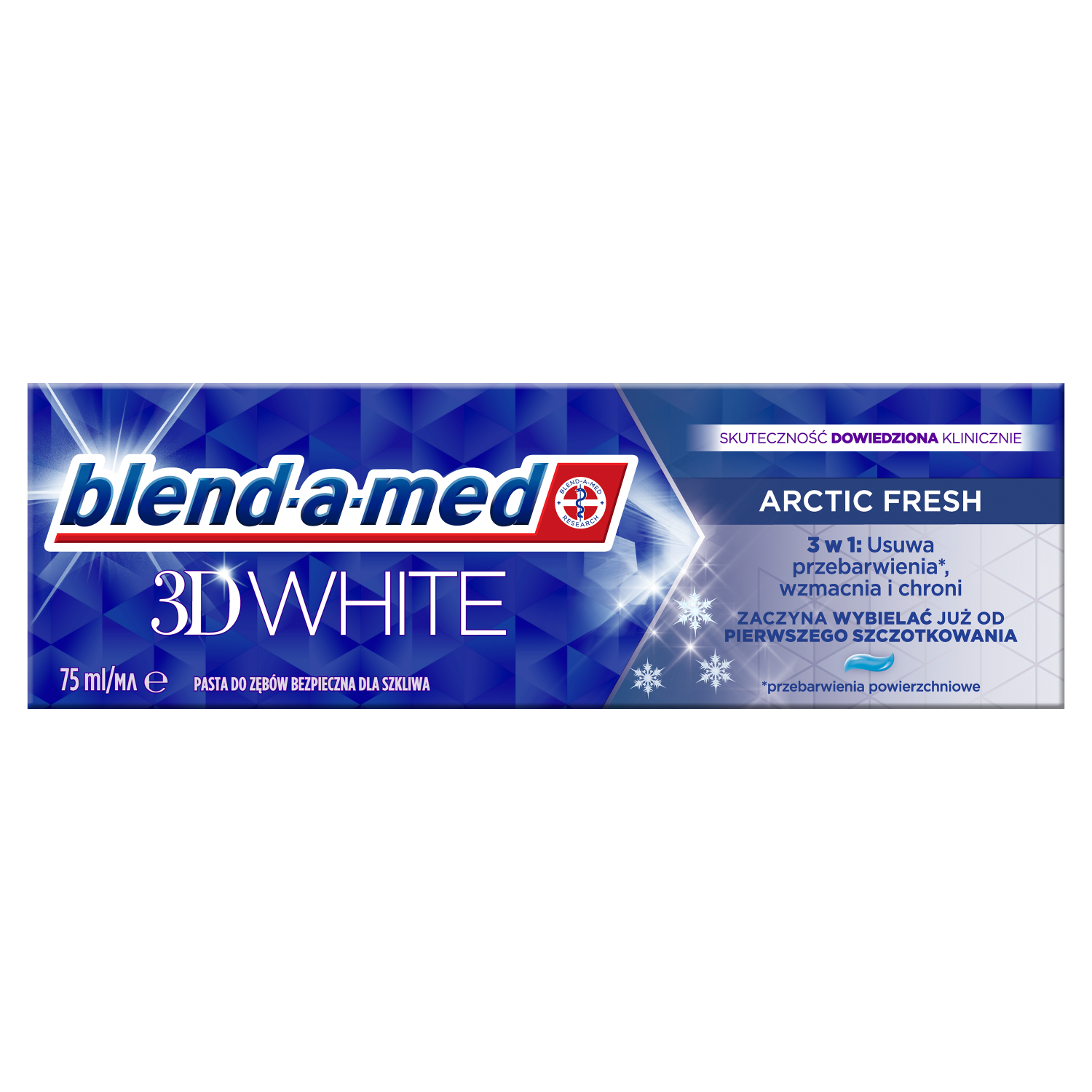 Blend-A-Med Blend-a-med 3D White, Zahnpasta, Arctic Fresh, 75 ml — Inhaltsstoffe und Bewertung