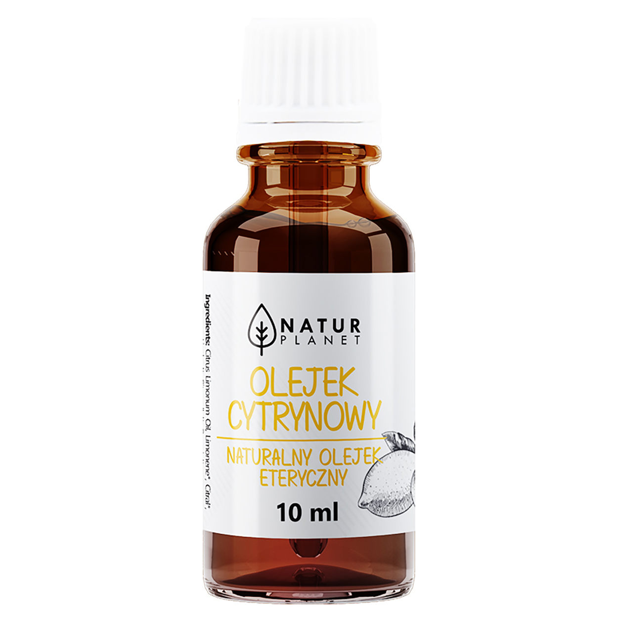Natur Planet Natur Planet, olejek cytrynowy, 10 ml — Składniki i ocena