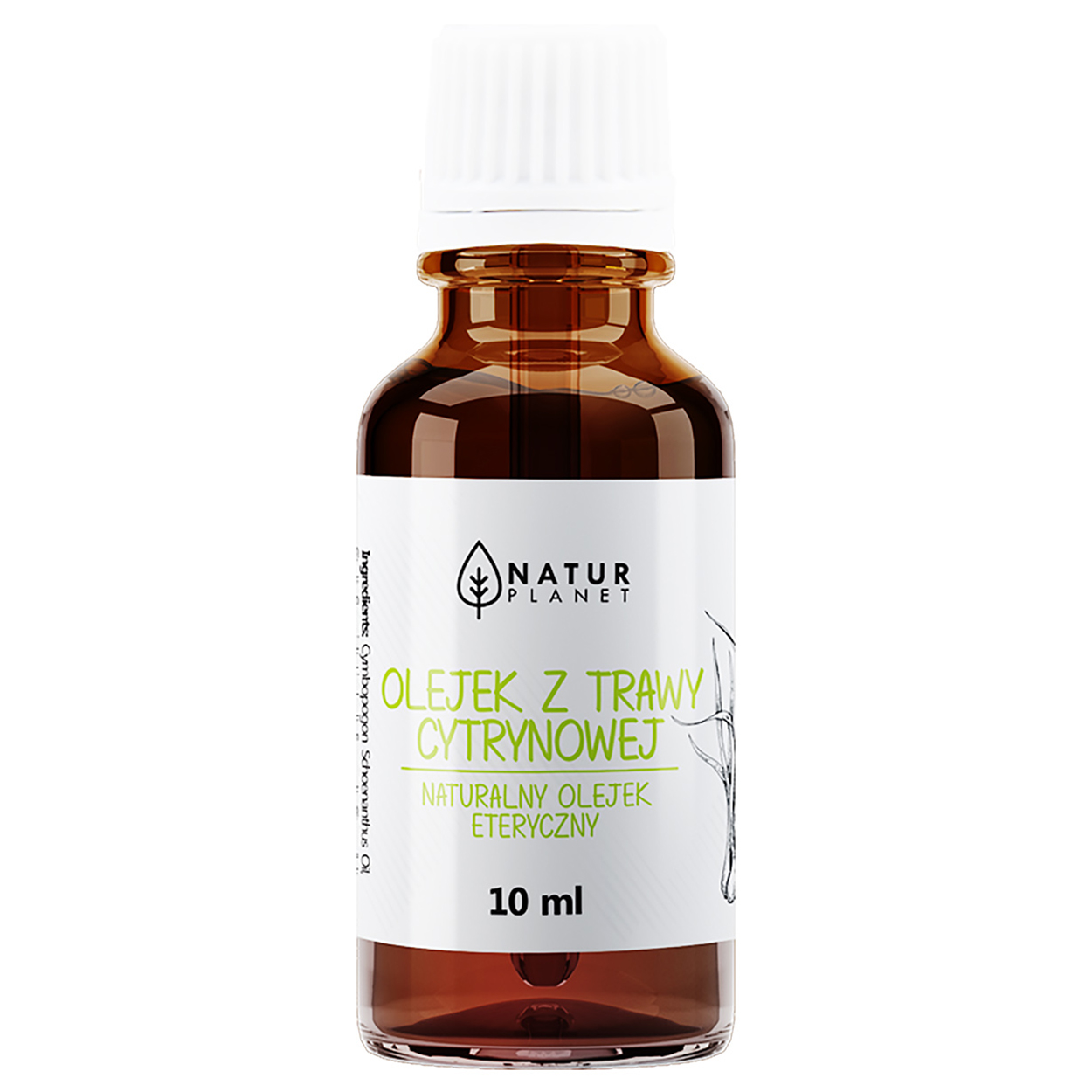 Natur Planet Natur Planet, olejek z trawy cytrynowej, 10 ml
