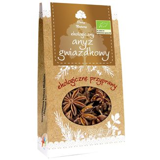 Dary Natury Ekologiczny Anyż Gwiazdkowy, przyprawa, 30 g Dary Natury Ekologiczny Anyż Gwiazdkowy, przyprawa, 30 g - zdjęcie produktu