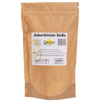 Natur Planet Askorbinian Sodu, proszek, 500 g - zdjęcie produktu