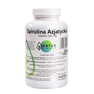 Natur Planet Spirulina, 1000 tabletek - zdjęcie produktu