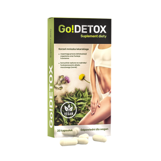 Noble Health Go!Detox, 20 kapsułek KRÓTKA DATA - zdjęcie produktu