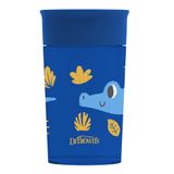 Dr Brown's, kubek 360° picie jak ze szklanki, niebieski, 300 ml, od 9 miesiąca, 1 sztuka - miniaturka zdjęcia produktu