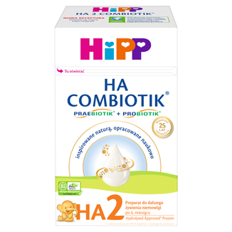 HiPP HA 2 Combiotik, mleko następne, po 6 miesiącu, 600 g - zdjęcie produktu