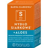 Barwa Siarkowa, mydło siarkowe z aloesem, pielęgnacja antytrądzikowa, 100 g - miniaturka zdjęcia produktu