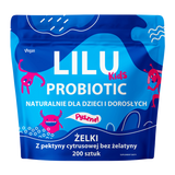 Lilu Kids Probiotic, naturalne żelki dla dzieci i dorosłych, smak jeżynowy, 200 sztuk - miniaturka zdjęcia produktu