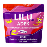 Lilu Kids ADEK, naturalne żelki dla dzieci i dorosłych, 200 sztuk - miniaturka zdjęcia produktu
