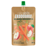 Owolovo Ekodobro! Mus jabłkowo-marchewkowy Eko w tubce, 200 g - miniaturka zdjęcia produktu