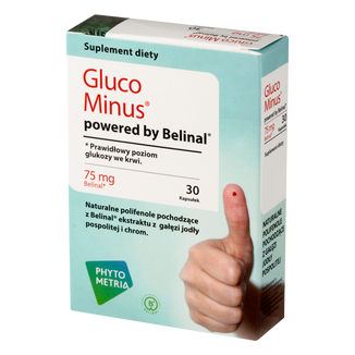 Gluco Minus Powered by Belinal, 30 kapsułek - zdjęcie produktu