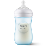 Avent Natural Response, butelka z responsywnym smoczkiem, niebieska, przepływ 3 średni, 3-6 miesięcy, 260 ml USZKODZONE OPAKOWANIE - miniaturka zdjęcia produktu