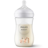 Avent Natural Response, butelka z responsywnym smoczkiem, żyrafy, przepływ 3 średni, 3-6 miesięcy, 260 ml - miniaturka zdjęcia produktu