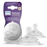 Avent Natural Response, responsywny smoczek do butelki, przepływ 4, SCY964/02, po 3 miesiącu, 2 sztuki - miniaturka zdjęcia produktu