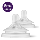 Avent Natural Response, responsywny smoczek do butelki, przepływ 5, SCY965/02, po 6 miesiącu, 2 sztuki USZKODZONE OPAKOWANIE Avent Natural Response, responsywny smoczek do butelki, przepływ 5, SCY965/02, po 6 miesiącu, 2 sztuki USZKODZONE OPAKOWANIE - miniaturka zdjęcia produktu