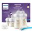 Avent Natural Response, zestaw 4 responsywnych butelek + szczotka do czyszczenia + smoczek uspokajający ultra soft, SCD838/11 USZKODZONE OPAKOWANIE - miniaturka  zdjęcia produktu