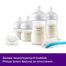 Avent Natural Response, zestaw 4 responsywnych butelek + szczotka do czyszczenia + smoczek uspokajający ultra soft, SCD838/11 USZKODZONE OPAKOWANIE - miniaturka 2 zdjęcia produktu