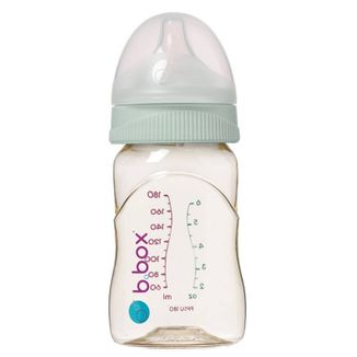 B.Box, butelka dla niemowląt ze smoczkiem, szałwia, od urodzenia, 180 ml - zdjęcie produktu