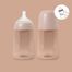 Suavinex Colour Essence, butelka z silikonowym smoczkiem o średnim przepływie, cielista, od 3 miesiąca, 240 ml - miniaturka 3 zdjęcia produktu