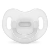 Suavinex Colour Essence SX Pro, smoczek uspokajający, 100% silikonowy, anatomiczny, transparentny, 0-6 miesięcy, 1 sztuka - miniaturka zdjęcia produktu