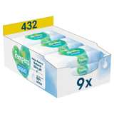 Pampers Harmonie Aqua, chusteczki nawilżane, 9 x 48 sztuk - miniaturka zdjęcia produktu