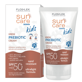 Floslek Sun Care Derma Kids, krem Prebiotic, od 1 dnia życia, SPF 50+, 50 ml  KRÓTKA DATA - zdjęcie produktu