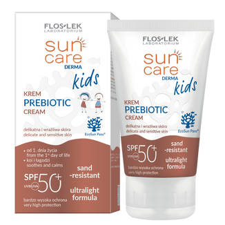 Flos-Lek Sun Care Derma Kids, krem Prebiotic, od 1 dnia życia, SPF 50+, 50 ml  - zdjęcie produktu
