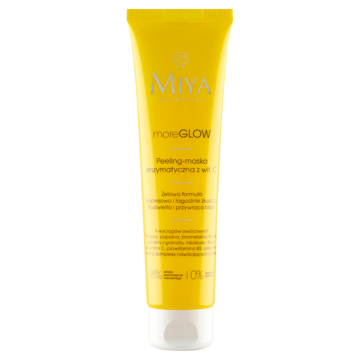 Nieznana Miya moreGLOW, peeling-maska enzymatyczna z witaminą C, 60 ml