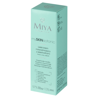 Miya mySKINisotonic, lekki krem nawadniający z elektrolitami, 40 ml KRÓTKA DATA - zdjęcie produktu