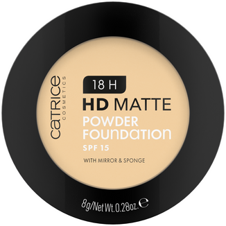 Catrice 18H HD Matte Powder Foundation, matujący podkład w pudrze, nr 020N, SPF 15, 8 g - zdjęcie produktu