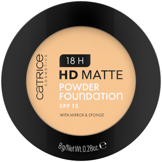 Catrice 18H HD Matte Powder Foundation, matujący podkład w pudrze, nr 030W, SPF 15, 8 g - zdjęcie produktu