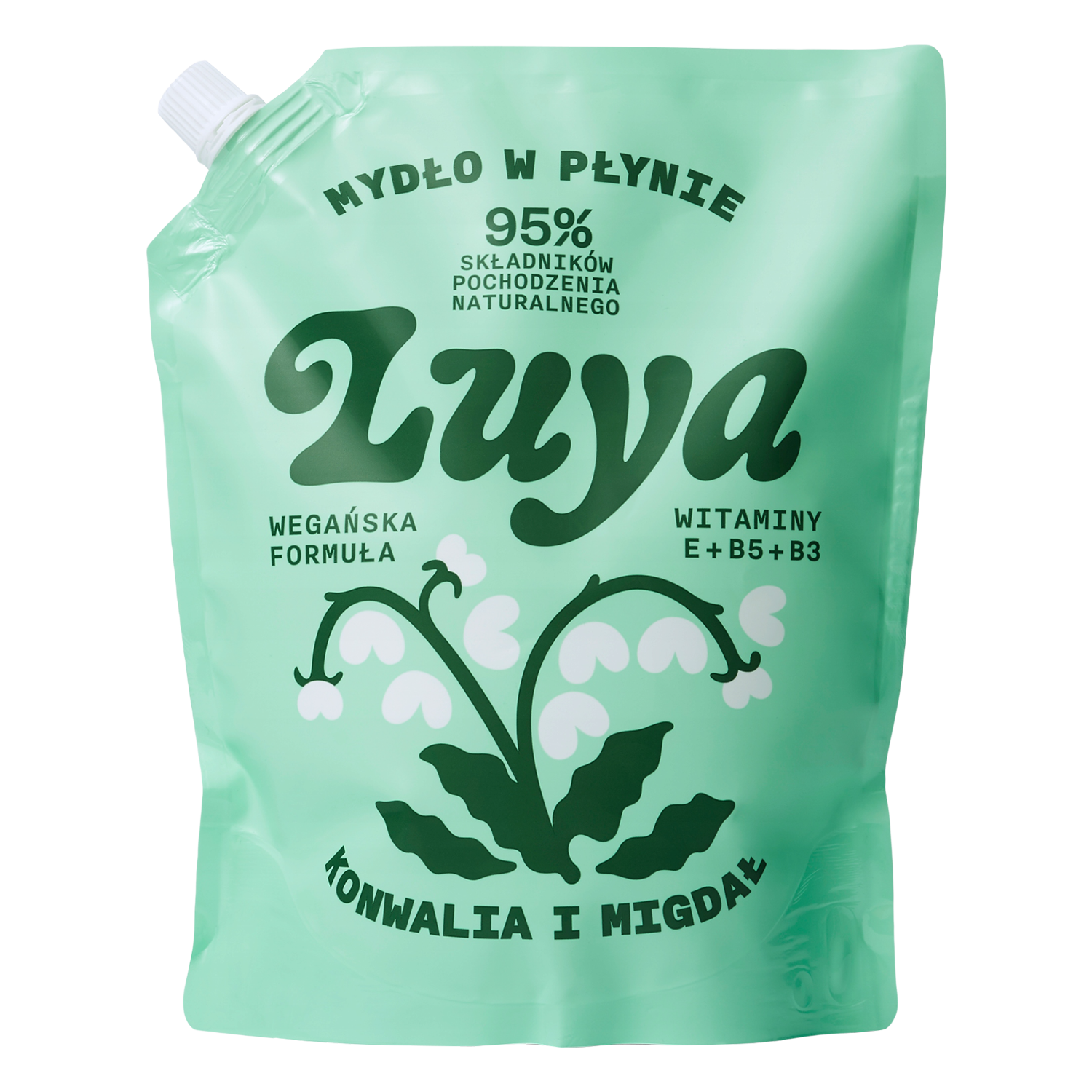 Nieznana Luya, mydło w płynie, Konwalia i Migdał, zapas, 800 ml