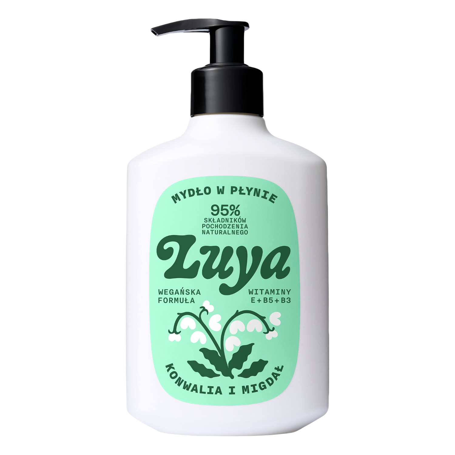 Nieznana Luya, mydło w płynie, Konwalia i Migdał, 400 ml