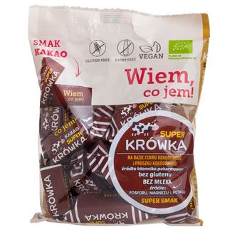 Me Gusto, krówki kakaowe Bio, bezmleczne, bezglutenowe, 150 g - zdjęcie produktu