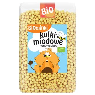 Biominki, kulki miodowe Bio, 500 g - zdjęcie produktu