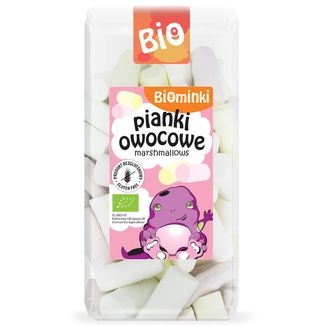 Biominki, pianki owocowe bezglutenowe Bio, 100 g - zdjęcie produktu