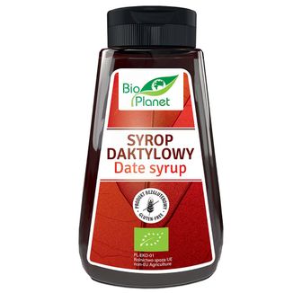 Bio Planet, syrop daktylowy bezglutenowy Bio, 250 ml - zdjęcie produktu