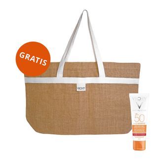 Vichy Capital Soleil, krem przeciwstarzeniowy do twarzy 3w1, SPF 50+, 50 ml + torba plażowa gratis - zdjęcie produktu