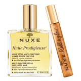 Nuxe Huile Prodigieuse, suchy olejek wielofunkcyjny do ciała, twarzy i włosów, 100 ml + suchy olejek ze złotymi drobinkami do ciała, twarzy i włosów, roll - on, 8 ml gratis - miniaturka zdjęcia produktu