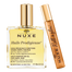 Nuxe Huile Prodigieuse, suchy olejek wielofunkcyjny do ciała, twarzy i włosów, 100 ml + suchy olejek ze złotymi drobinkami do ciała, twarzy i włosów, roll - on, 8 ml gratis - miniaturka  zdjęcia produktu