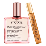 Nuxe Huile Prodigieuse Florale, suchy olejek do ciała, twarzy i włosów, 100 ml + suchy olejek ze złotymi drobinkami do ciała, twarzy i włosów, roll - on, 8 ml gratis - miniaturka zdjęcia produktu