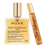 Nuxe Huile Prodigieuse Riche, intensywnie odżywiający olejek w sprayu, 100 ml + suchy olejek ze złotymi drobinkami do ciała, twarzy i włosów, roll - on, 8 ml gratis - miniaturka zdjęcia produktu