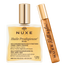 Nuxe Huile Prodigieuse Riche, intensywnie odżywiający olejek w sprayu, 100 ml + suchy olejek ze złotymi drobinkami do ciała, twarzy i włosów, roll - on, 8 ml gratis - miniaturka  zdjęcia produktu