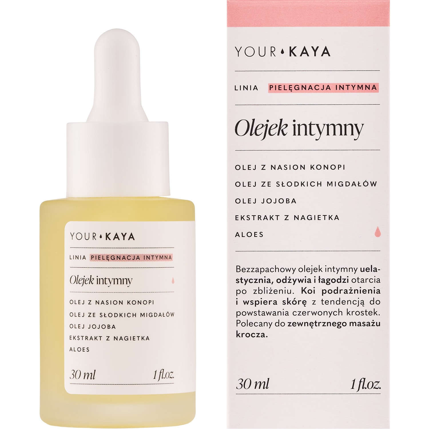 Your Kaya Your KAYA, olejek intymny, 30 ml — Składniki i ocena