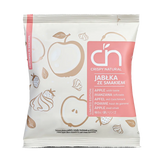Crispy Natural Jabłka Latem Pachnące, suszone plastry jabłek, smak truskawek ze śmietaną, 18 g - miniaturka zdjęcia produktu